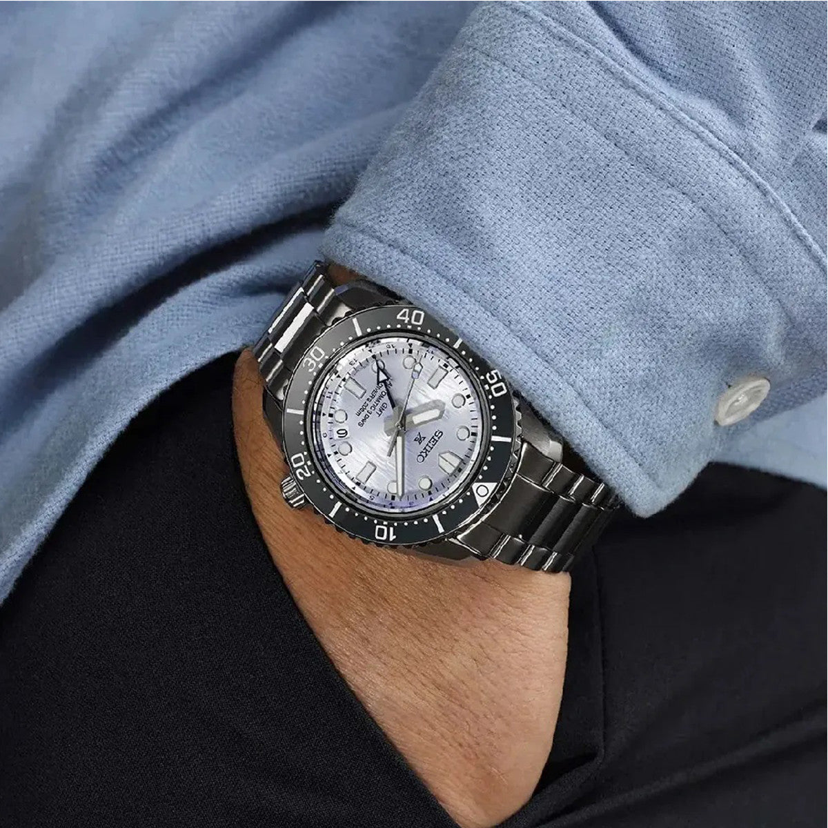 Seiko 1968 Japan Made GMT Baby Marinemaster STO LE Arctic Ocean 200M Men's Diver's Watch SPB439J1