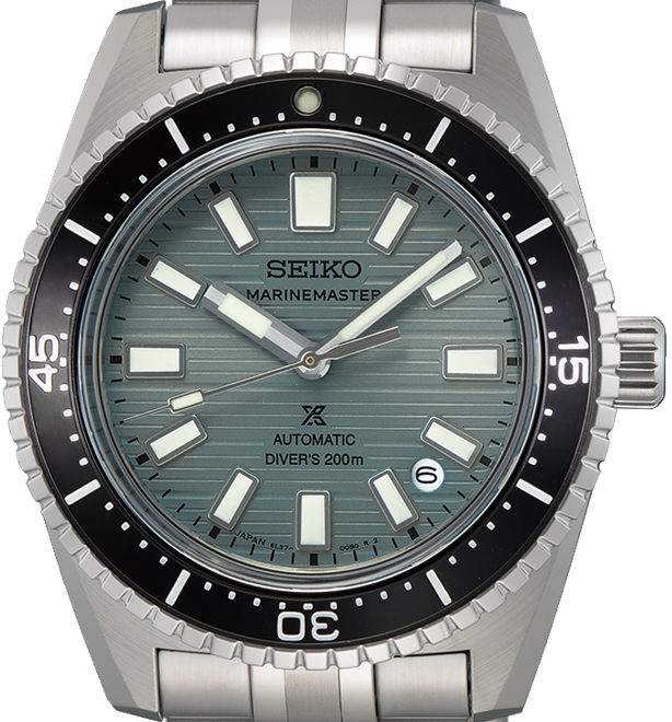 Seiko 62MAS Prospex Green Water Marinemaster Men's Stainless Steel Watch SJE117J1