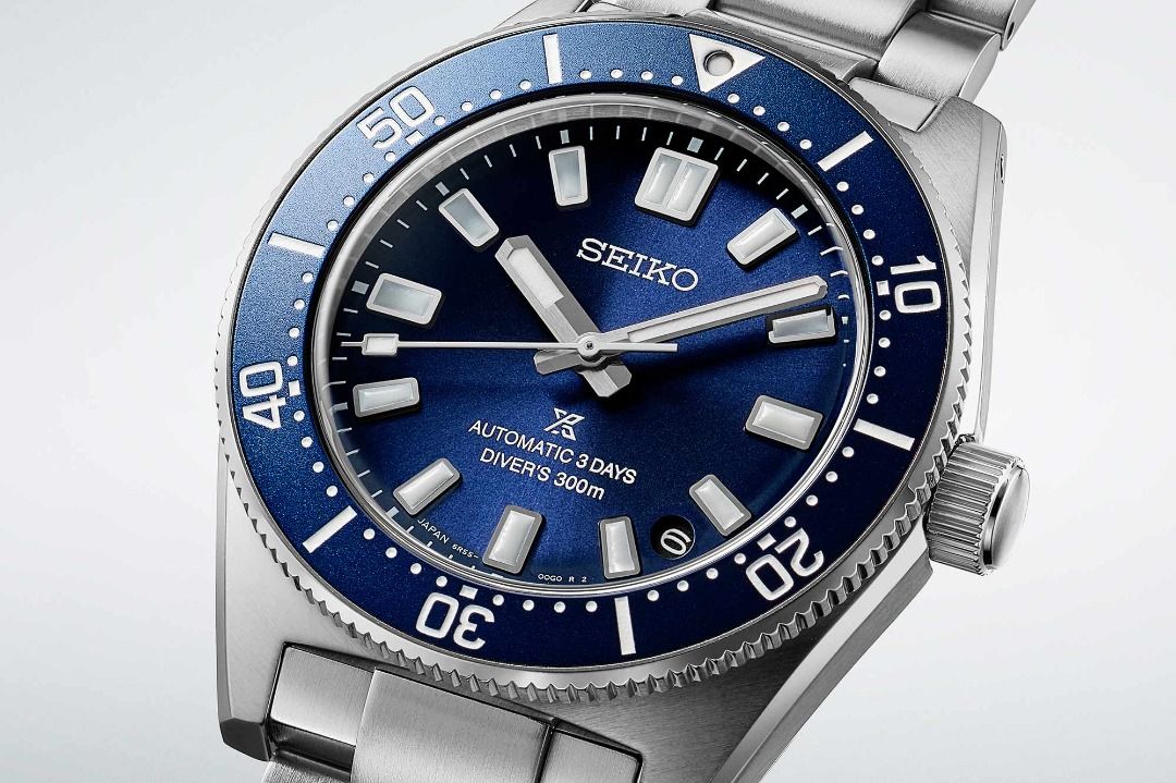 Seiko 62MAS Prospex 300m Diver's 1965 Blue Men's Stainless Steel Watch SPB451J1