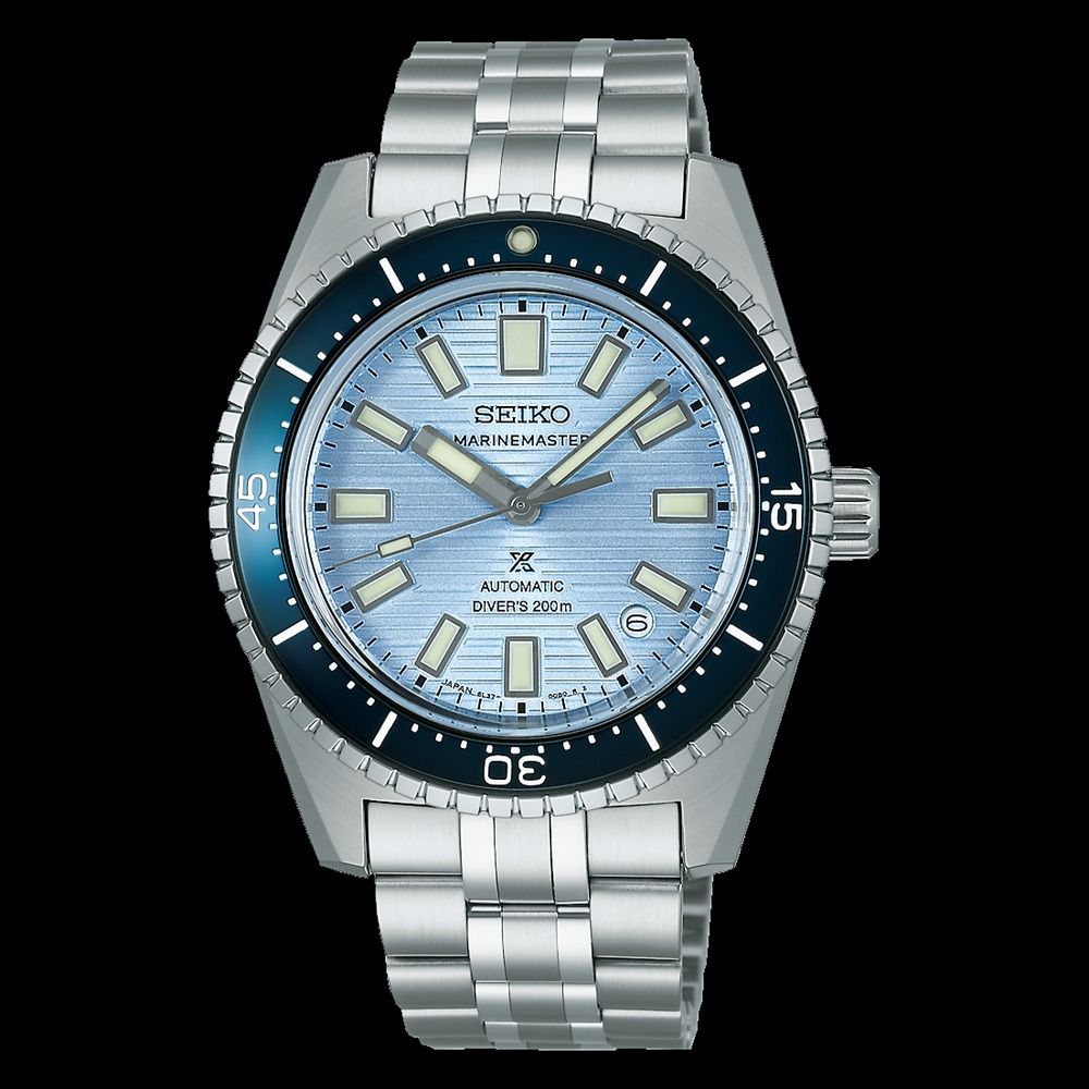 Seiko 62MAS Prospex Blue Clearwater Marinemaster Men's Stainless Steel Watch SJE099J1
