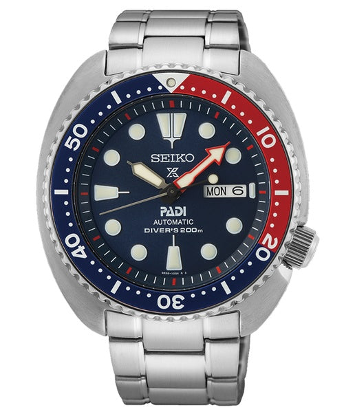 Seiko Prospex Special Edition PADI "Turtle Pepsi Ninja" Men's Watch SRPE99K1