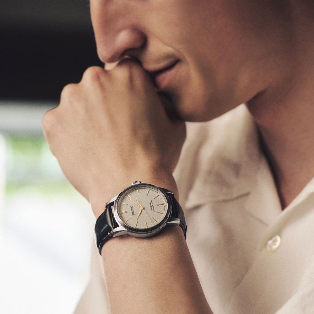 Seiko Presage “Craftsmanship” Unglazed Arita Porcelain Dial LE Men's Watch SPB497J1