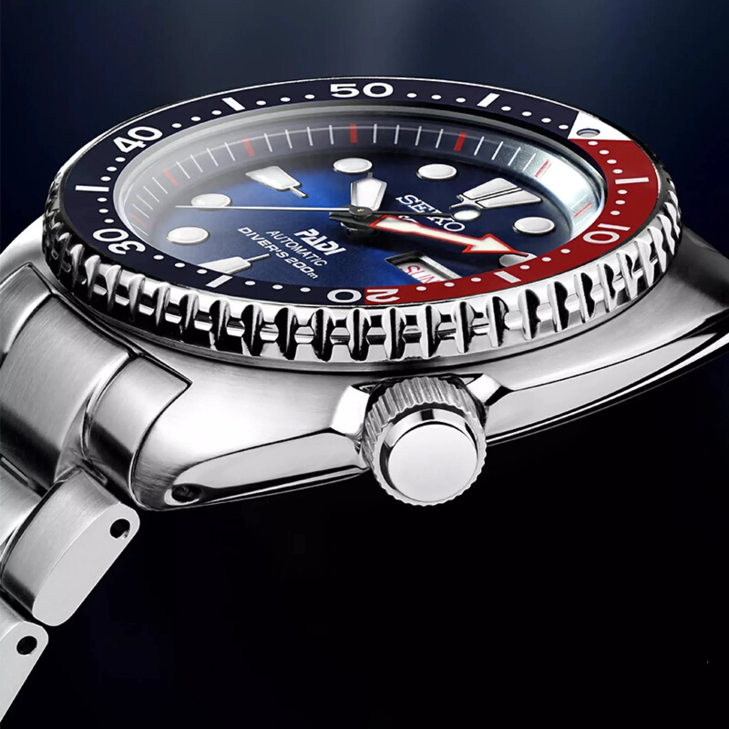 Seiko Prospex Special Edition PADI "Turtle Pepsi Ninja" Men's Watch SRPE99K1