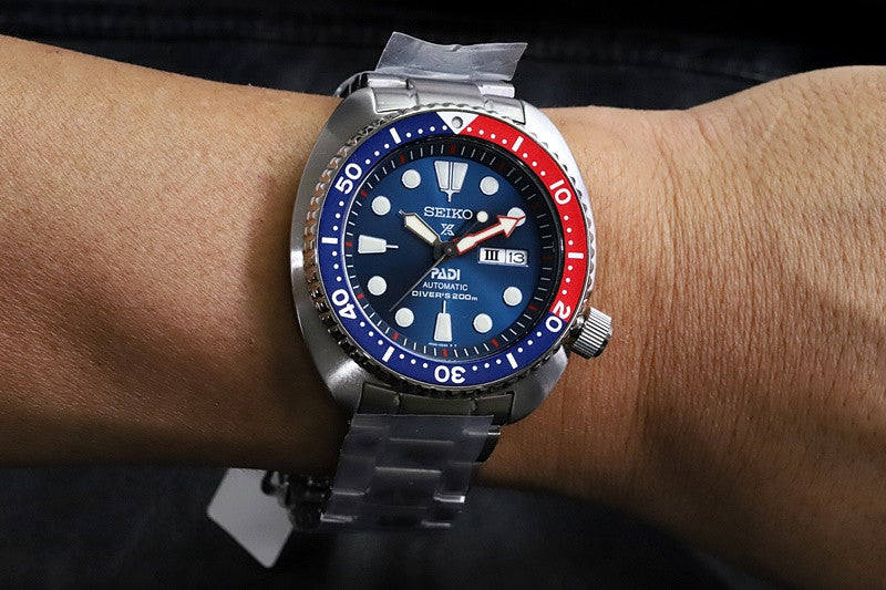 Seiko Prospex Special Edition PADI "Turtle Pepsi Ninja" Men's Watch SRPE99K1