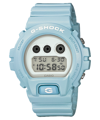 Casio G-Shock Standard Digital Pale Color Light Blue Watch DW6900SG-2DR - Diligence1International