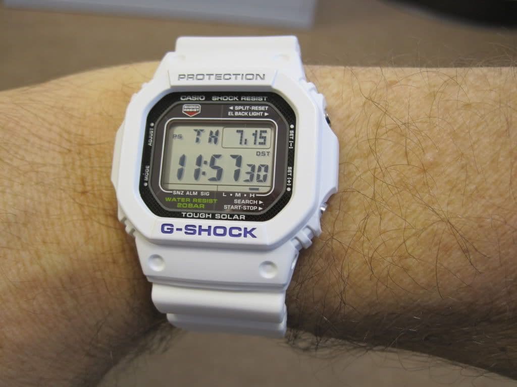 Casio G-Shock Tough Solar Digital Snow Warrior White x Black Accents Watch G5600A-7DR - Diligence1International
