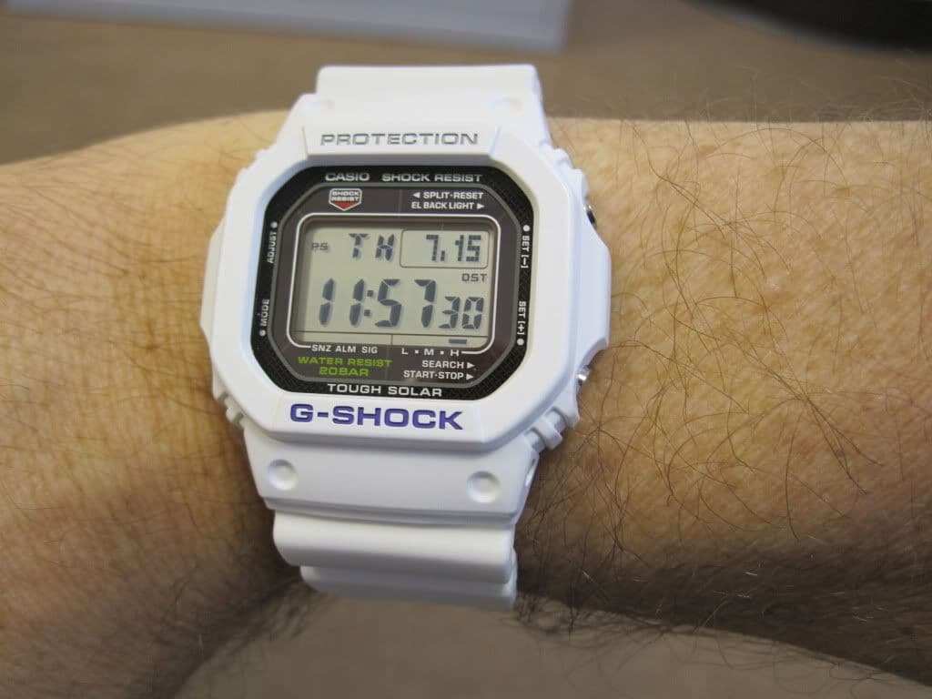 Casio G-Shock Tough Solar Digital Snow Warrior White x Black Accents Watch G5600A-7DR - Diligence1International
