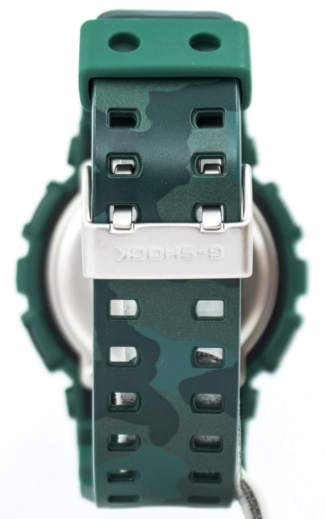 Casio G-Shock GA110 Series Military Green Camo Black Dial Watch GA110CM-3ADR - Diligence1International