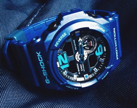 Casio G-Shock Big Size Series Analog-Digital Metallic Blue Watch GA310-2ADR - Diligence1International