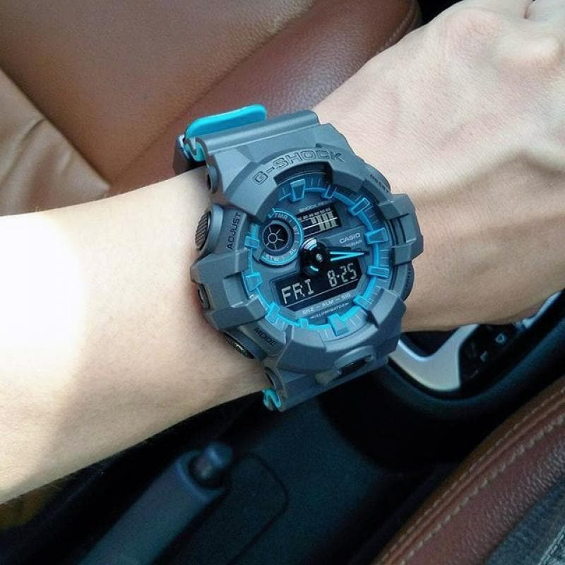 Casio G-Shock Special Color Model Black x Neon Blue Watch Tron GA700SE-1A2DR - Diligence1International