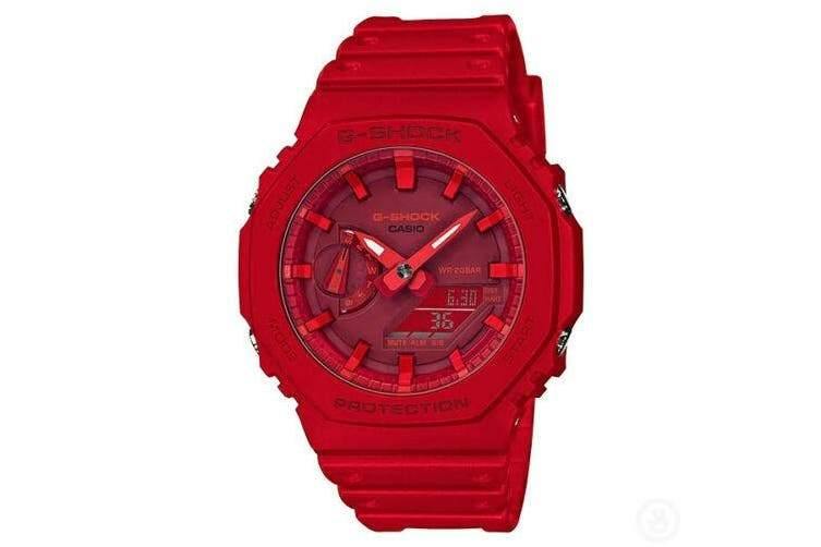 Casio G-Shock Carbon Core Guard RED AP CasiOak Last Dance Watch GA2100-4ADR - Diligence1International
