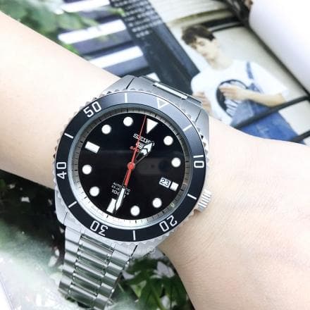 Seiko 5 Sports JAPAN Made 100M Automatic Men's Watch Black Dial SRPB91J1 - Diligence1International