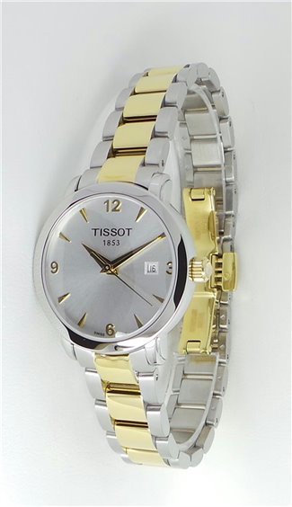 Tissot Swiss Made T-Classic Everytime 2 Tone Gold Plated Ladies' Watch T0572102203700 - Diligence1International