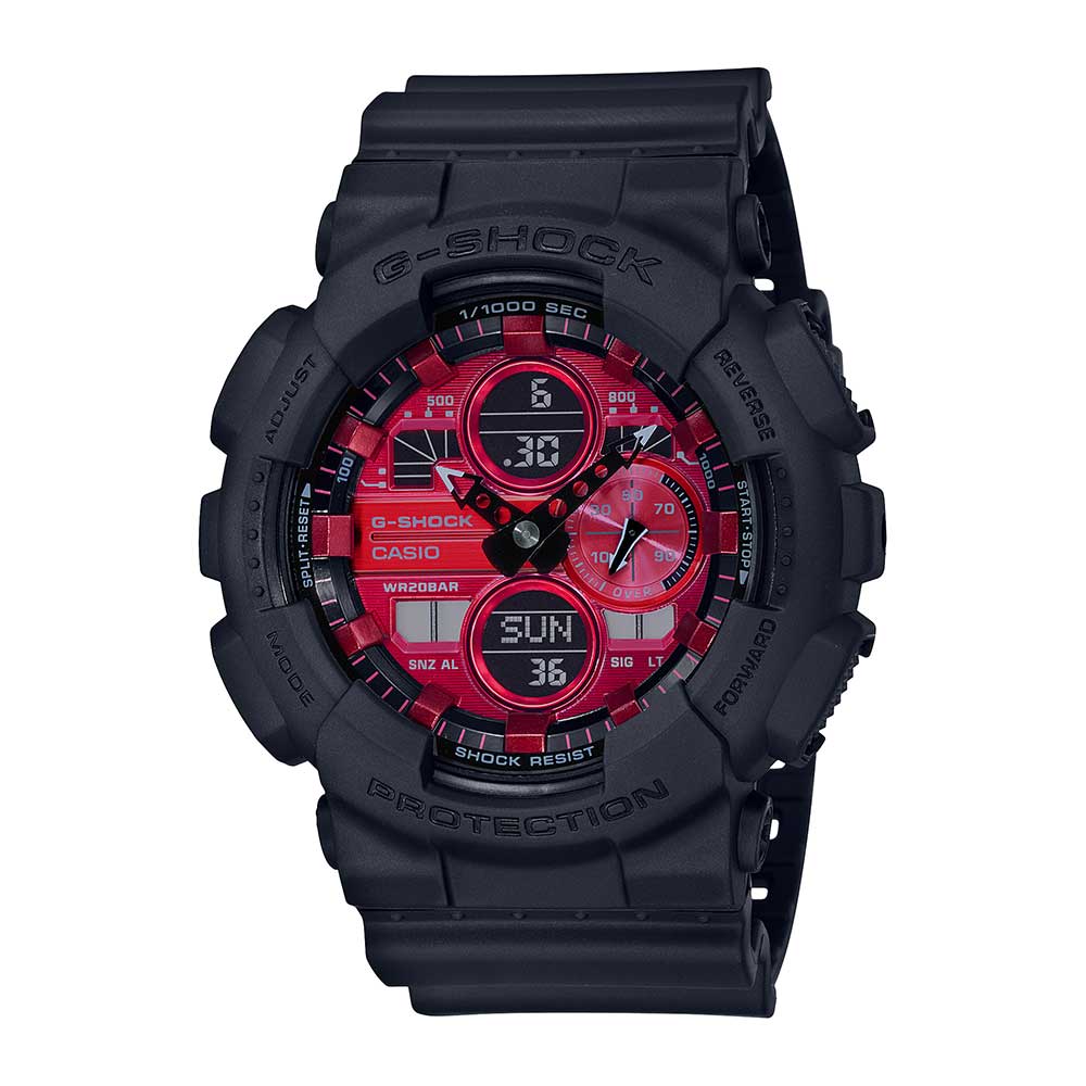 Casio G-Shock Special Color Adrenaline Black x Red Dial x Grey Accents Watch Last Dance GA140AR-1ADR - Diligence1International