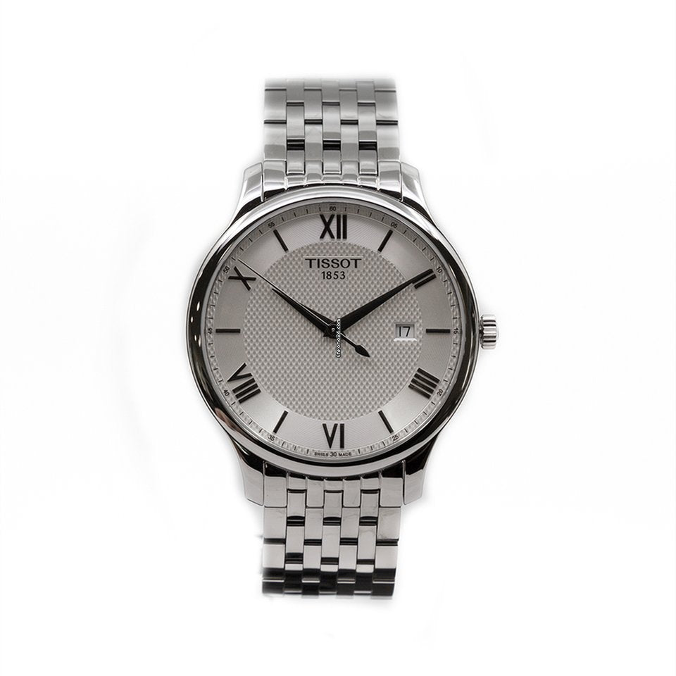 Tissot Swiss Made T-Classic Silver Tradition Stainless Steel Men's Watch T0636101103800 - Diligence1International