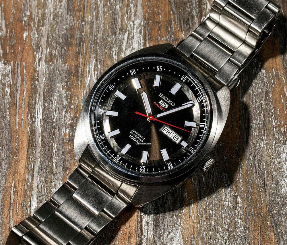 Seiko 5 Sports 100M Black Helmet Turtle Automatic Men's Stainless Steel Watch SRPB19K1 - Diligence1International
