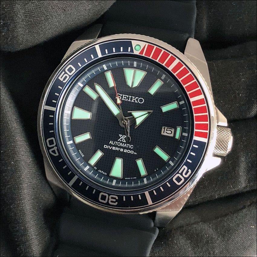Seiko Prospex JAPAN Made Pepsi Samurai Reissue 200M Diver's Men's Watch SRPB53J1 - Diligence1International