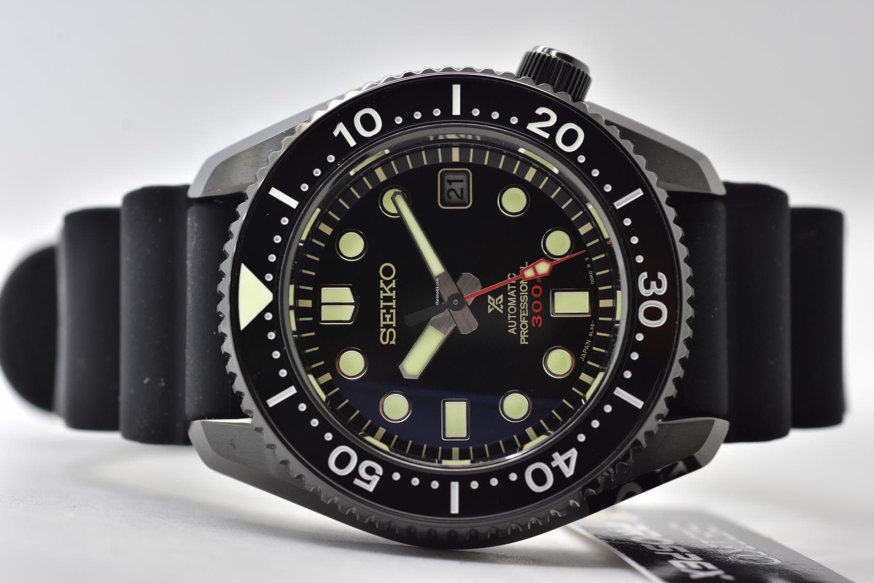 Seiko Limited Edition 1968 Black Series Marinemaster 300M Men's Watch SLA035J1 - Diligence1International