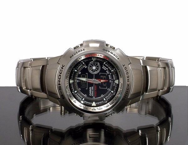 Casio G-Shock Retrograde Cockpit Series Anadigi Black Dial Stainless Watch G700D-1AVDR - Diligence1International
