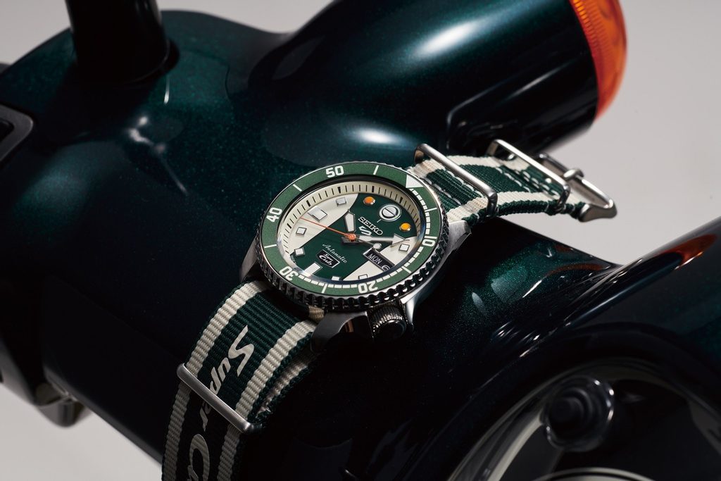 Seiko 5 100M X Honda Super Cub Limited Edition Automatic Watch SRPJ49K1