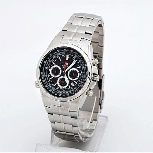 Casio Edifice Aviator Chronograph Black Dial Men's Watch EF-518D-1AVDF - Diligence1International