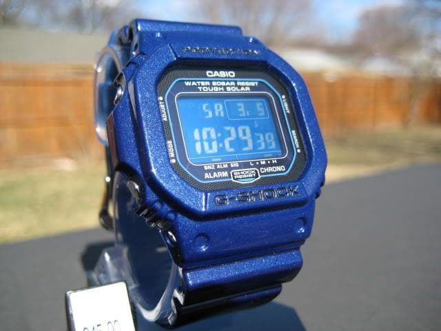 Casio G-Shock Tough Solar Digital Crazy Colors Metallic Blue Watch G5600CC-2DR - Diligence1International