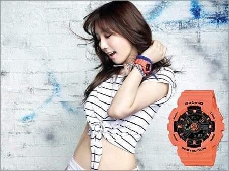 Casio Baby-G BA-110 Series Standard Anadigi Peach Matte Orange x Black Dial Watch BA111-4A2DR - Diligence1International