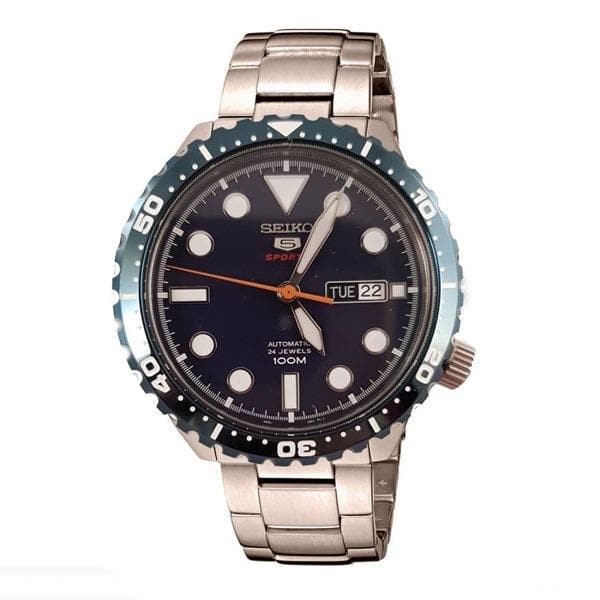 Seiko 5 Sports Bottle Cap 100M Blue Dial Blue Bezel Men's Watch SRPC63K1 - Diligence1International