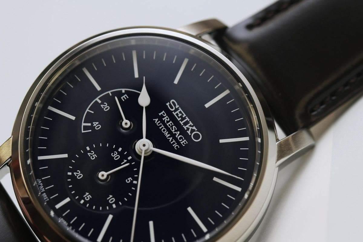 Seiko Presage Mens Watch w/ Pow. Res. Indicator Riki Enamel Collection Blue SPB163J1 - Diligence1International