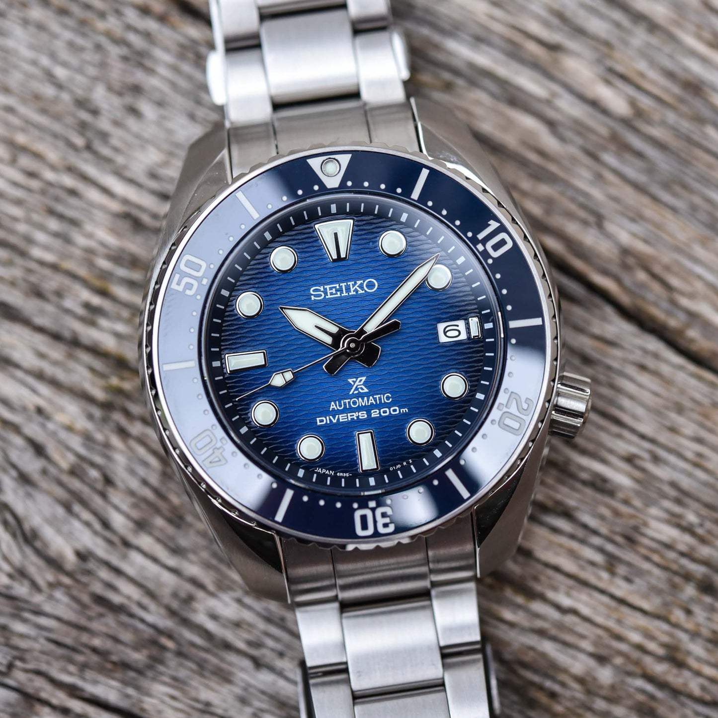 Seiko Prospex King Sumo Regular Blue Men's Stainless Steel Watch SPB321J1