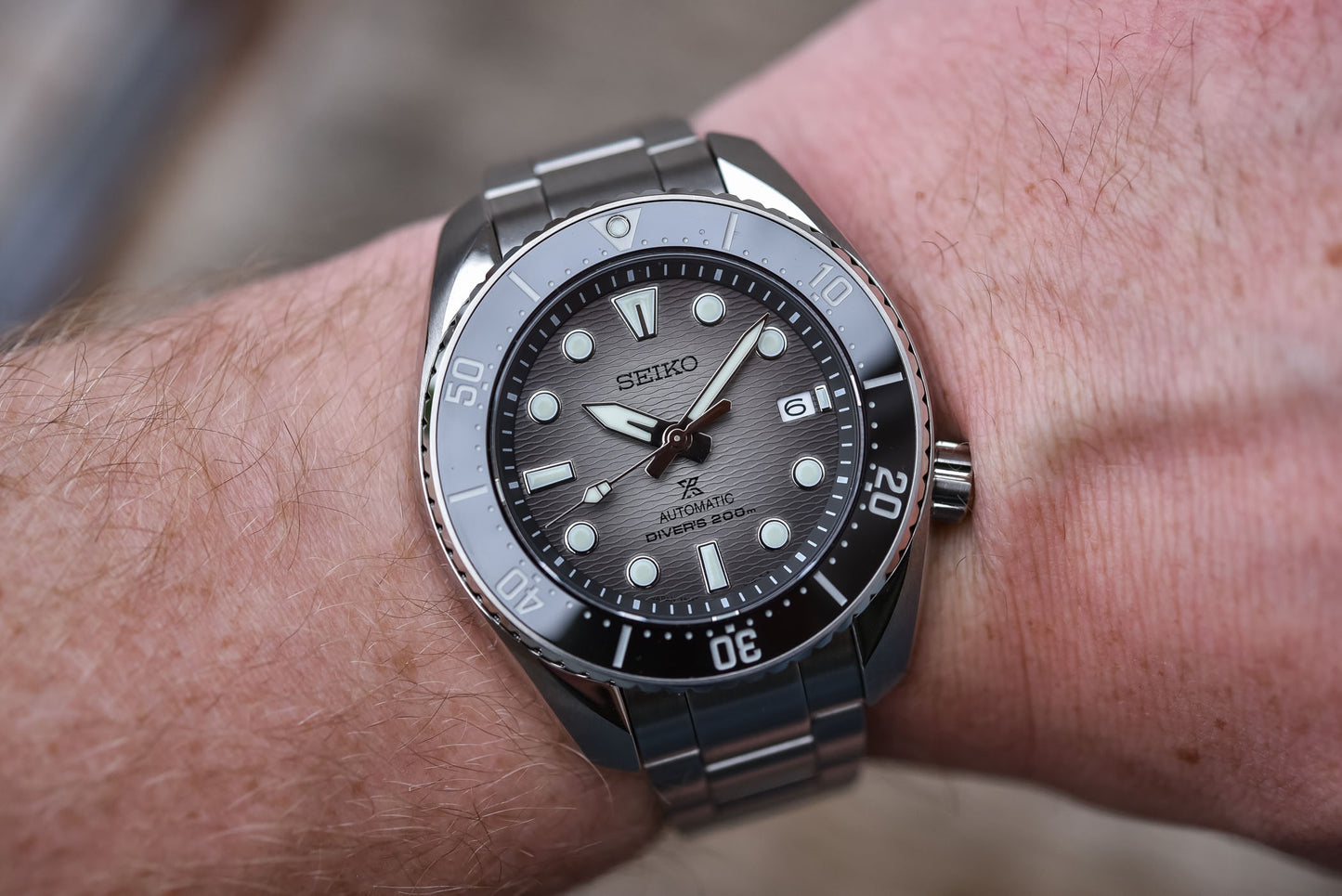 Seiko Prospex King Sumo Regular Grey Men's Stainless Steel Watch SPB323J1