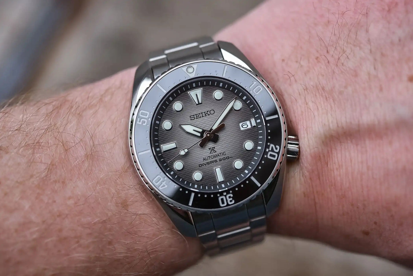 Seiko Prospex King Sumo Regular Grey Men's Stainless Steel Watch SPB323J1