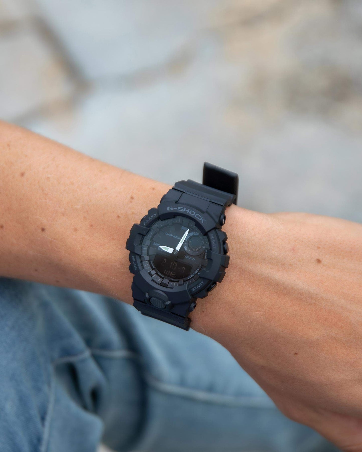 Casio G-Shock G’Squad Mobile Link Bluetooth Anadigi Black Watch GBA800-1ADR