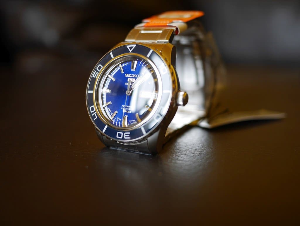 Seiko 5 Sports Japan Made Blue 55 Fathoms Men's Watch SNZH53J1 - Diligence1International