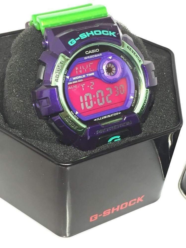 Casio G-Shock Crazy Colors Digital Hulk Green Mysterio Purple Watch G8900SC-6DR - Diligence1International
