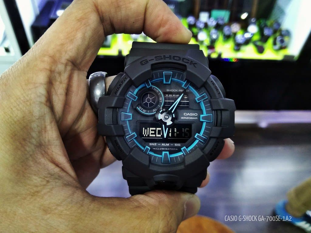 Casio G-Shock Special Color Model Black x Neon Blue Watch Tron GA700SE-1A2DR - Diligence1International