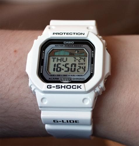 Casio G-Shock G-LIDE Series Digital White x Black Accents Watch GLX5600-7DR - Diligence1International