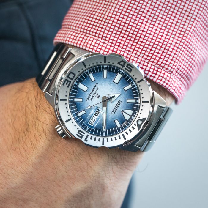 Seiko SE Antartica Monster Gen 4 Diver's 200M Men's Stainless Steel Watch SRPG57K1
