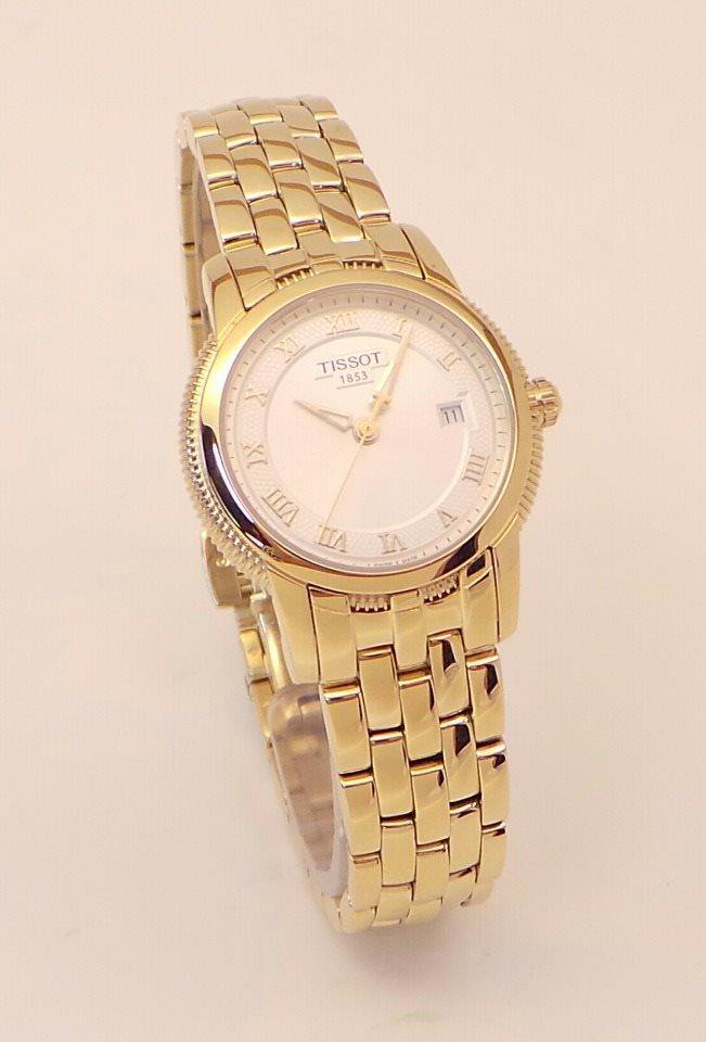 Tissot Swiss Made T-Classic Ballade III Gold Plated Ladies' Watch T0312103303300 - Diligence1International