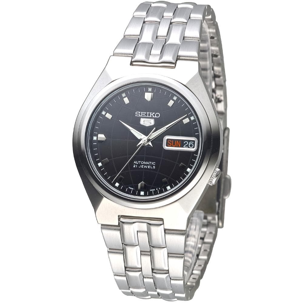 Seiko 5 Classic Men's Size Black Dial Stainless Steel Strap Watch SNKL71K1 - Diligence1International