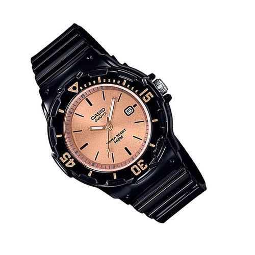 Casio LRW-200H-9E2VDF Black Resin Watch for Women - Diligence1International