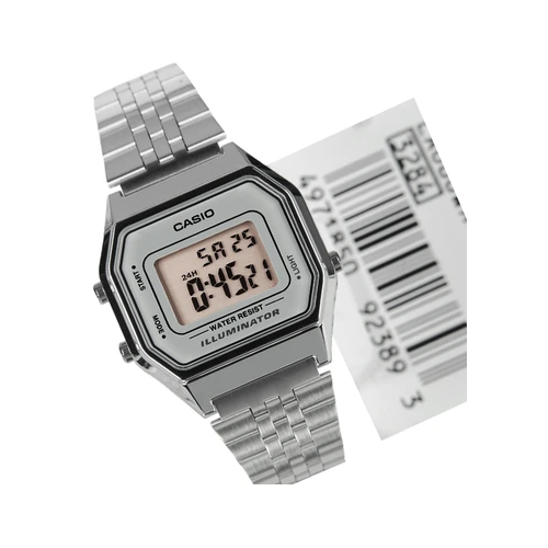 Casio Vintage LA680WA-7DF Silver Stainless Watch for Women - Diligence1International