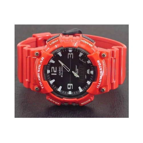 Casio AQ-S810WC-4AVDF Red Solar Powered Watch For Men - Diligence1International