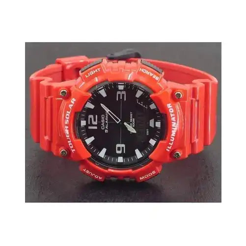 Casio AQ-S810WC-4AVDF Red Solar Powered Watch For Men - Diligence1International