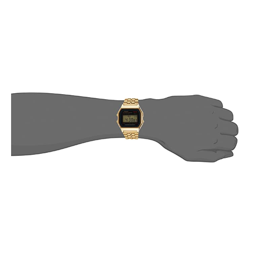 Casio Classic A-159WGEA Retro Digital Gold Watch - Diligence1International