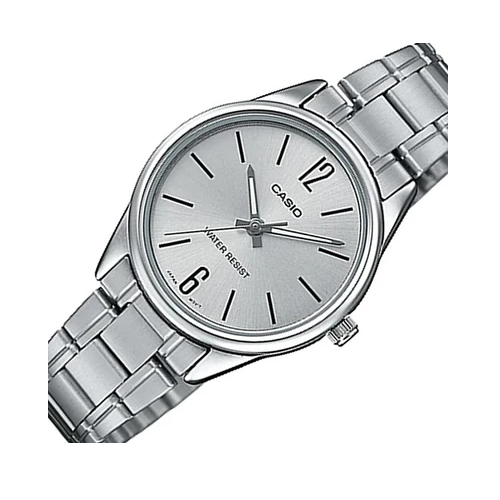 Casio LTP-V005D-7BUDF Silver Stainless Steel Strap Watch for Women - Diligence1International