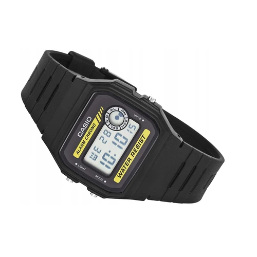 Casio F-94WA-9DG Black Resin Watch for Men and Women - Diligence1International