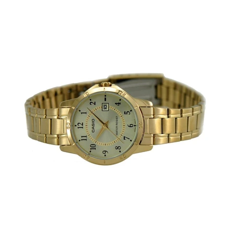 Casio LTP-V004G-9BUDF Gold Stainless Watch for Women - Diligence1International