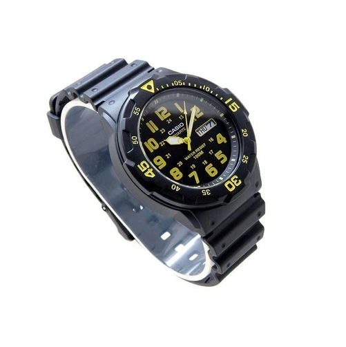 Casio MRW-200H-9BVDF Black Resin Strap Watch for Men - Diligence1International