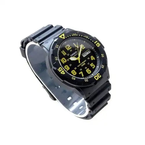 Casio MRW-200H-9BVDF Black Resin Strap Watch for Men - Diligence1International